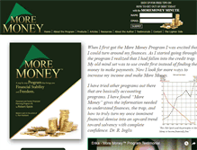 Tablet Screenshot of moremoneyprogram.com